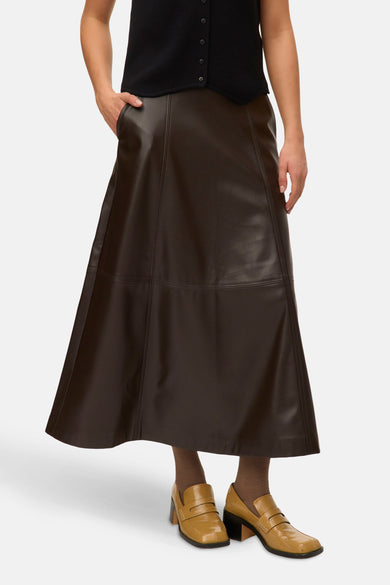 Jupe longue - brun