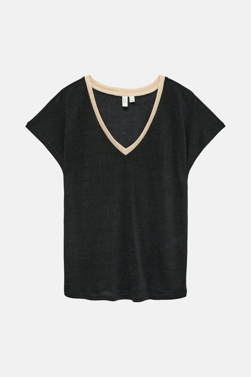 Top uni manches courtes noir - VERO MODA®
