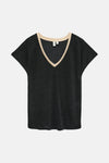 Top uni manches courtes noir - VERO MODA®