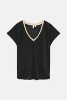 Top uni manches courtes noir - VERO MODA®