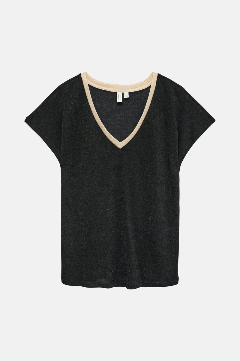 Top uni manches courtes noir - VERO MODA®