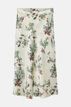 Multikleuren bedrukte midi-rok van VERO MODA, versierd met bloemen- en vogelmotieven.