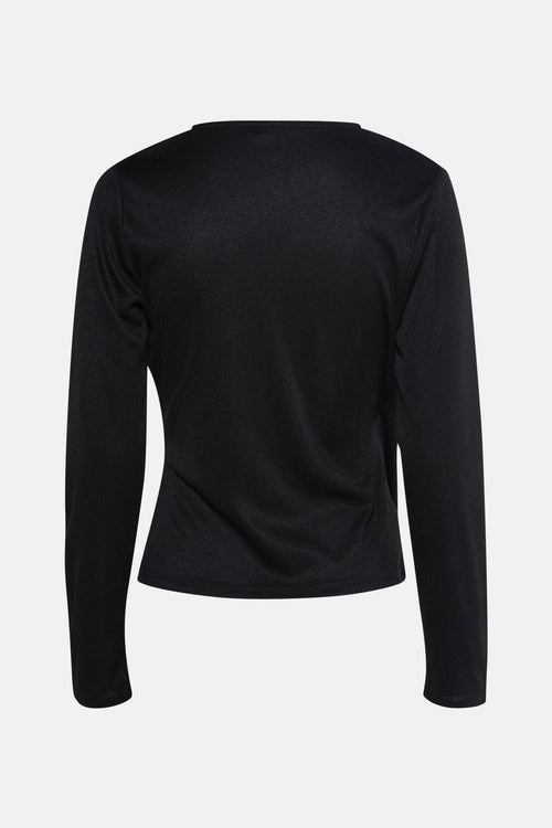 Blouse met lange mouwen - zwart