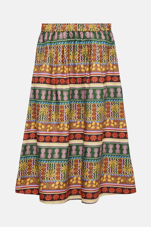 Jupe longue - multicolore