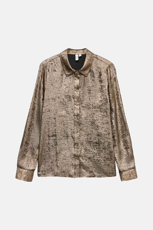 Hemd met lange mouwen - goud
