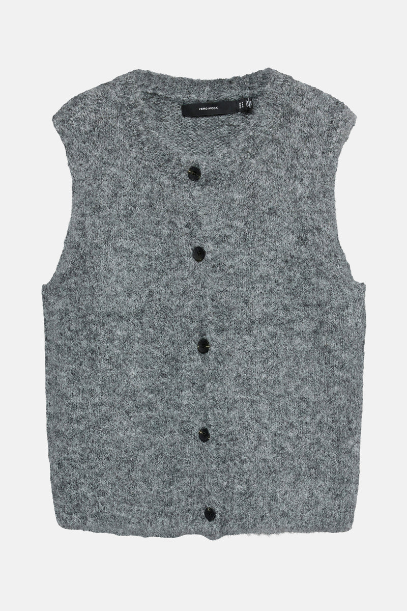 VMNOVAH SL O-NECK BUTTON VEST NOOS