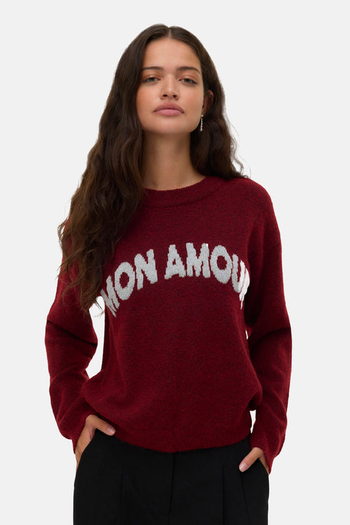 VMAMOREMIO LS O-NECK PULLOVER BOO WA