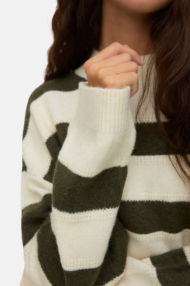 Pull met ronde hals - multicolor