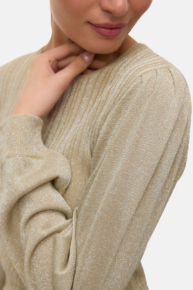 Pull met ronde hals - groen