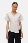 VMSONJA SS V-NECK TOP WVN EXP