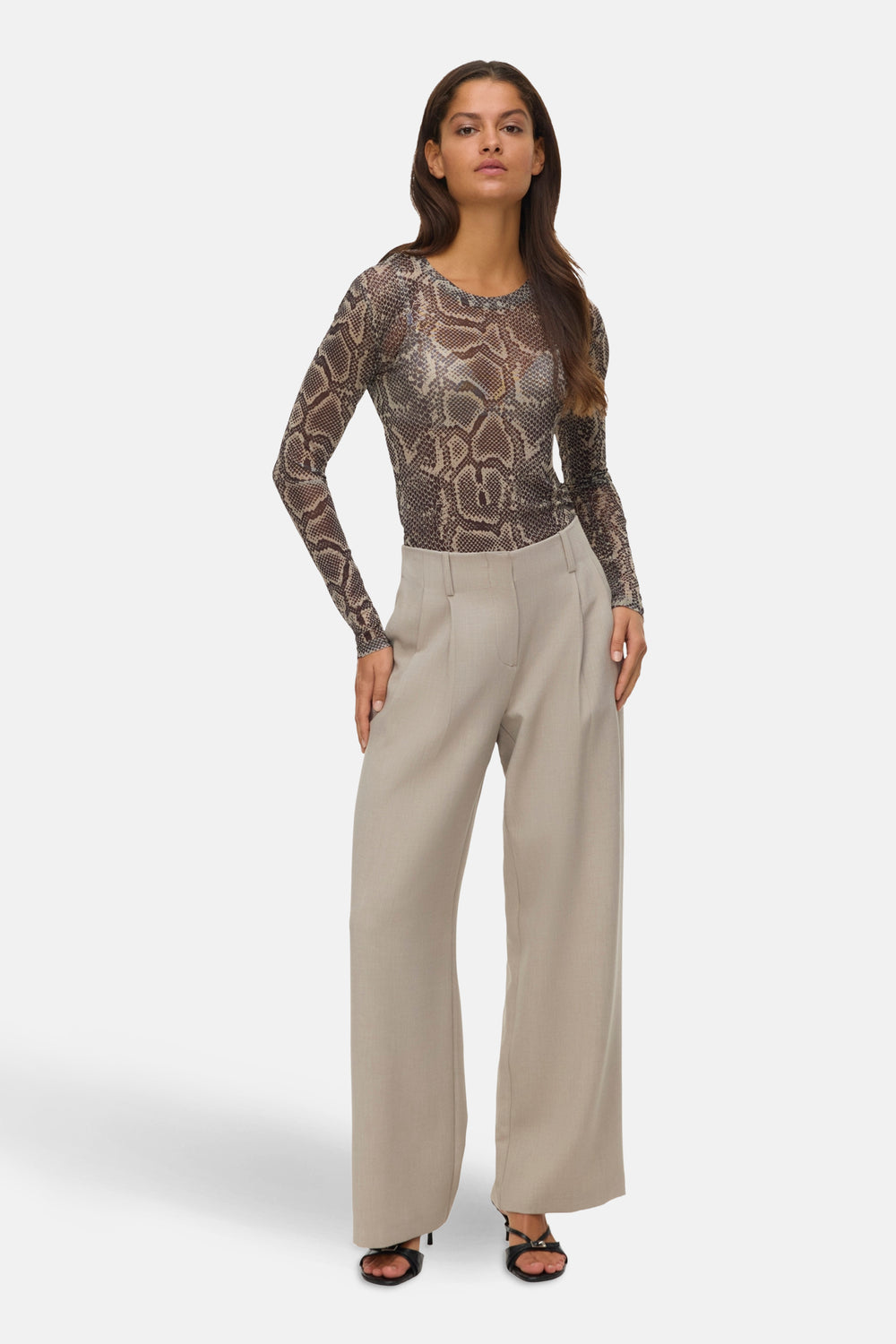VMLOVA LS MESH TOP JRS NOOS