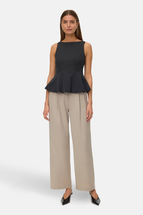 T-shirt met korte mouwen - grijs