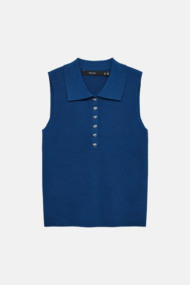 Gilet sans manches - bleu