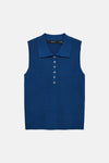 Gilet sans manches - bleu