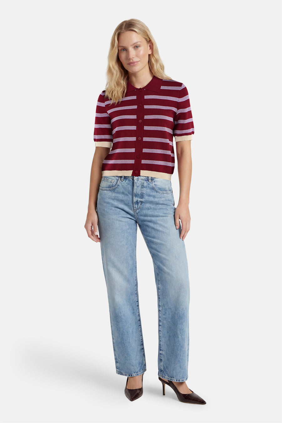 Cardigan - rouge