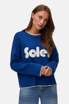 Pull O-hals - Navy Peony