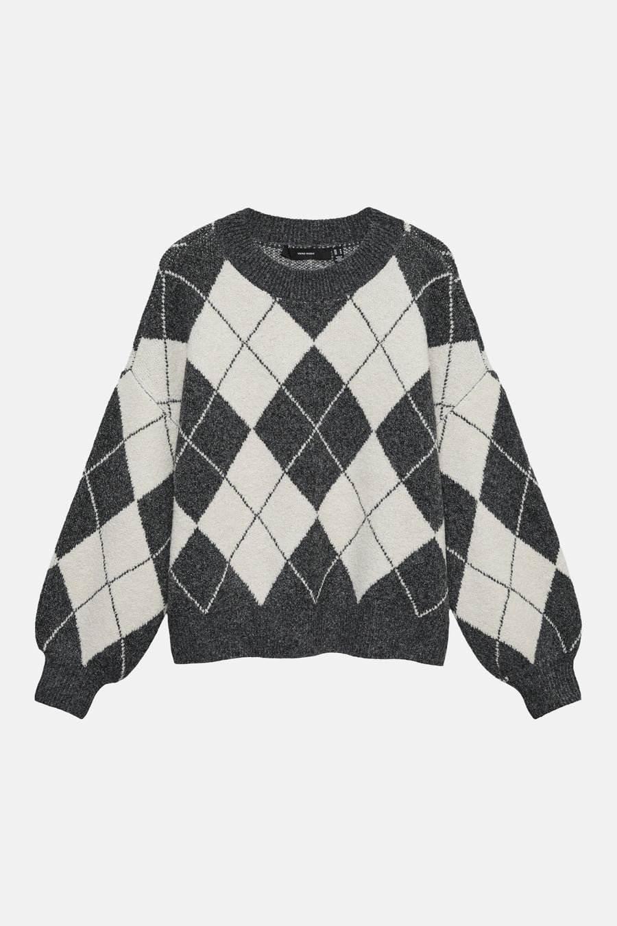 Pull col rond gris - VERO MODA®