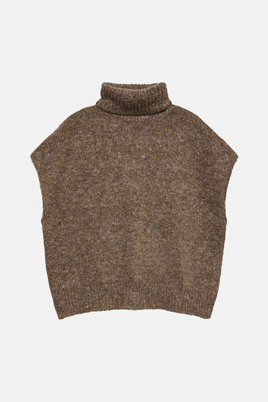 Dames tops pull zonder mouw bruin - VERO MODA®