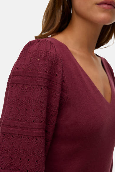 Pull col V rouge - VERO MODA®