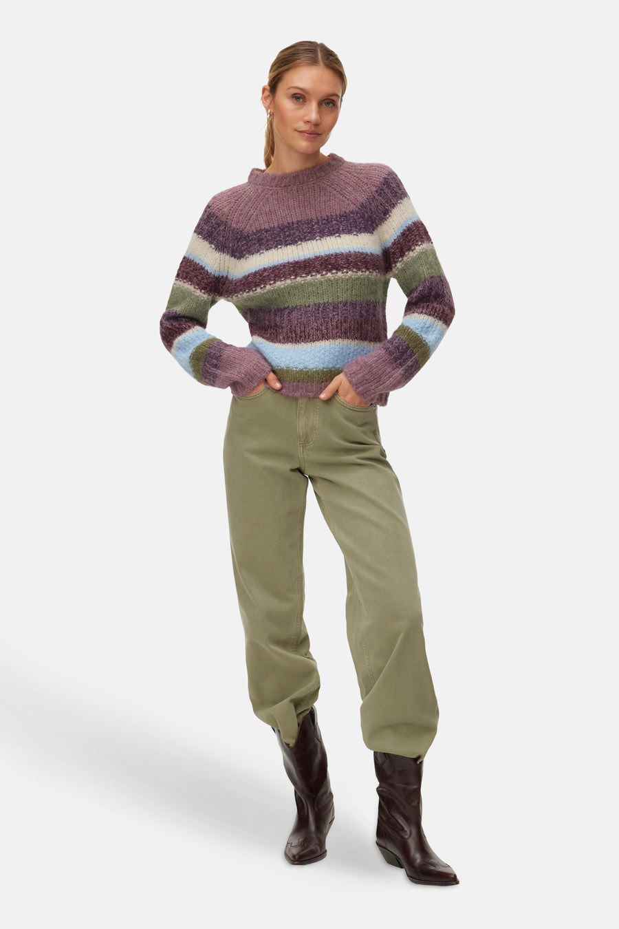Trui met ronde hals multicolor - VERO MODA®