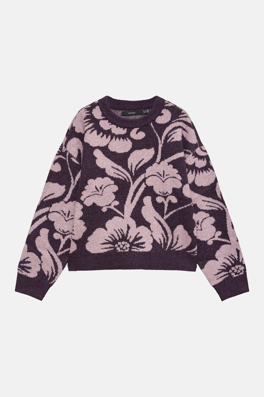 Pull col rond mauve - VERO MODA®