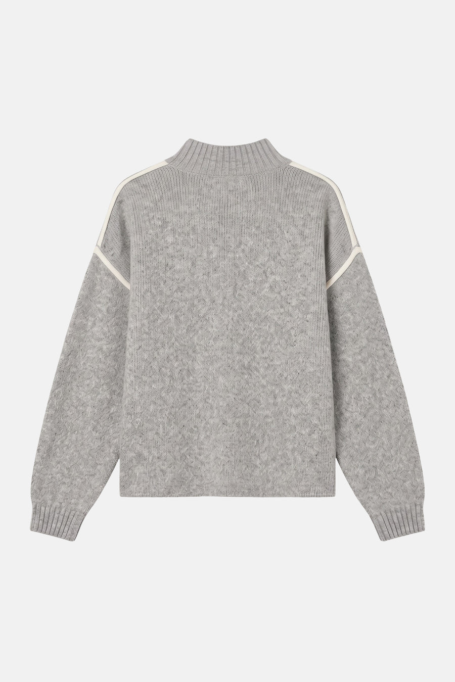 Pull met rolkraag - Light Grey Melange