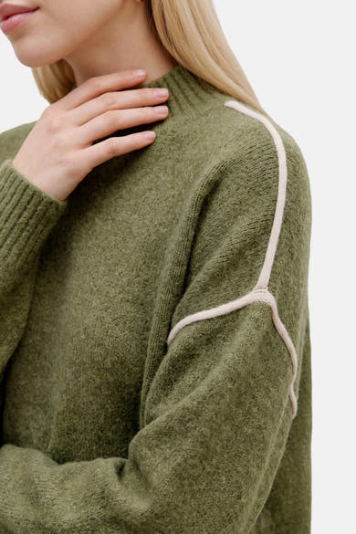Pull met rolkraag - Sphagnum