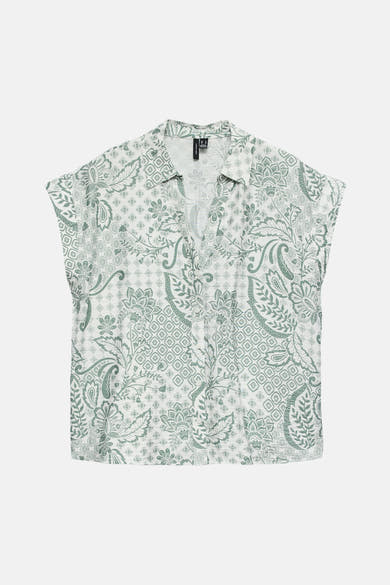 Blouse met korte mouwen - multicolor