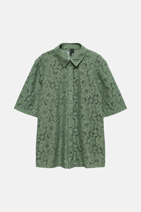 Hemd met korte mouwen - groen