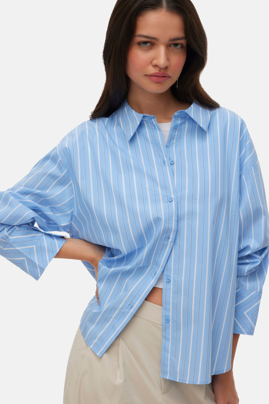 Hemd met lange mouwen - Vista Blue