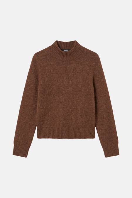 Pull col montant brun - VERO MODA®