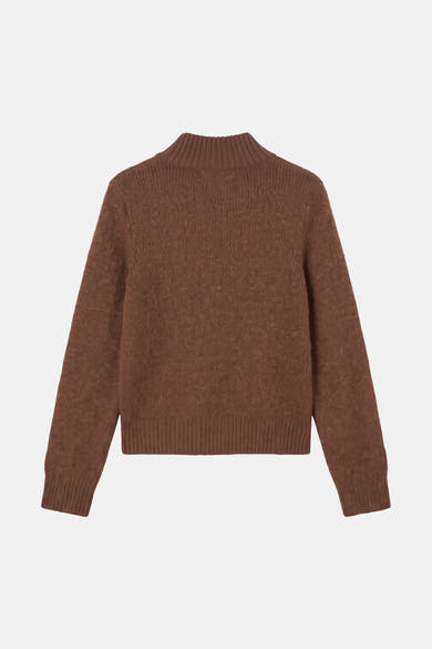 Pull col montant brun - VERO MODA®