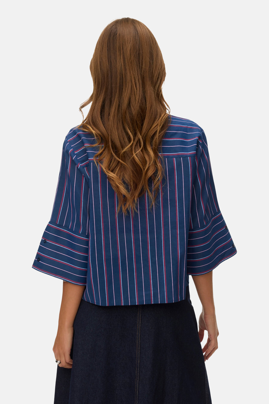 Hemd met lange mouwen - blauw