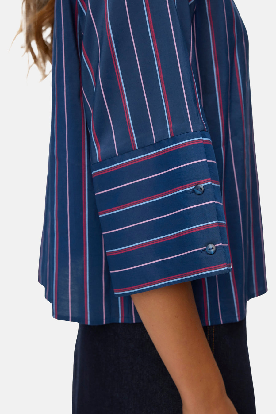 Hemd met lange mouwen - blauw