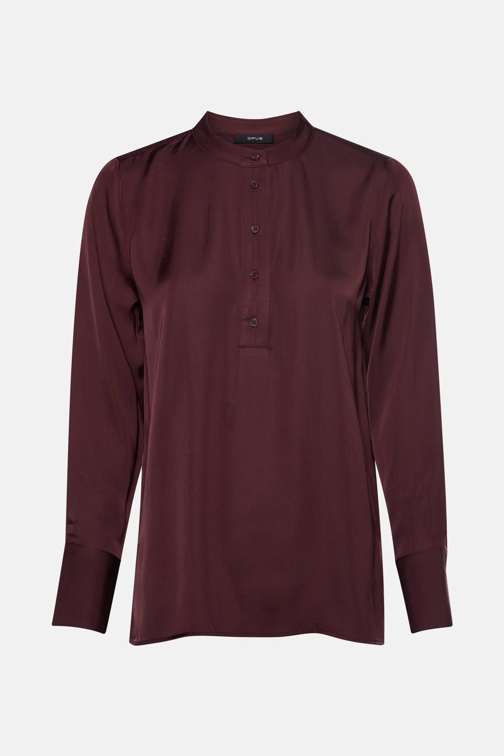 Blouse met lange mouwen - bruin