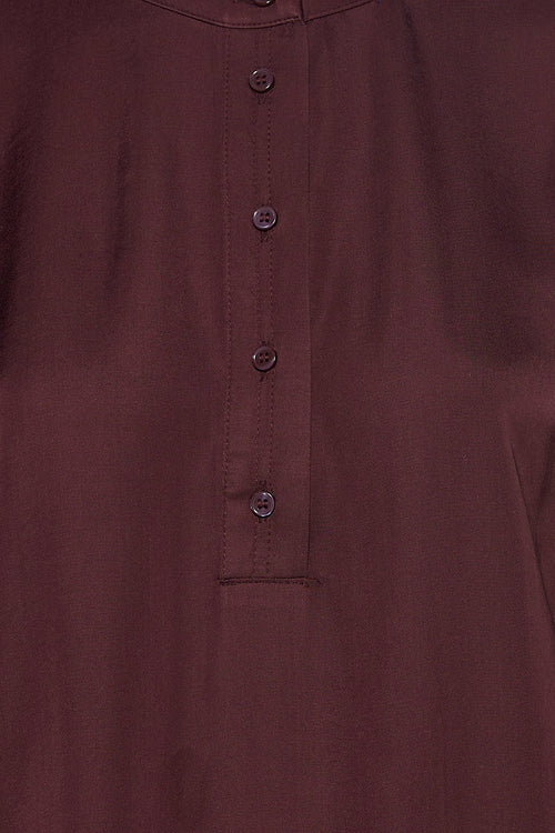 Blouse met lange mouwen - bruin