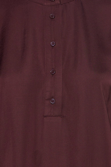 Blouse met lange mouwen - bruin