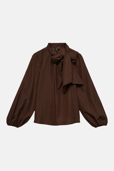 Hemd (lange mouwen) bruin - VERO MODA®