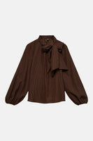Hemd (lange mouwen) bruin - VERO MODA®