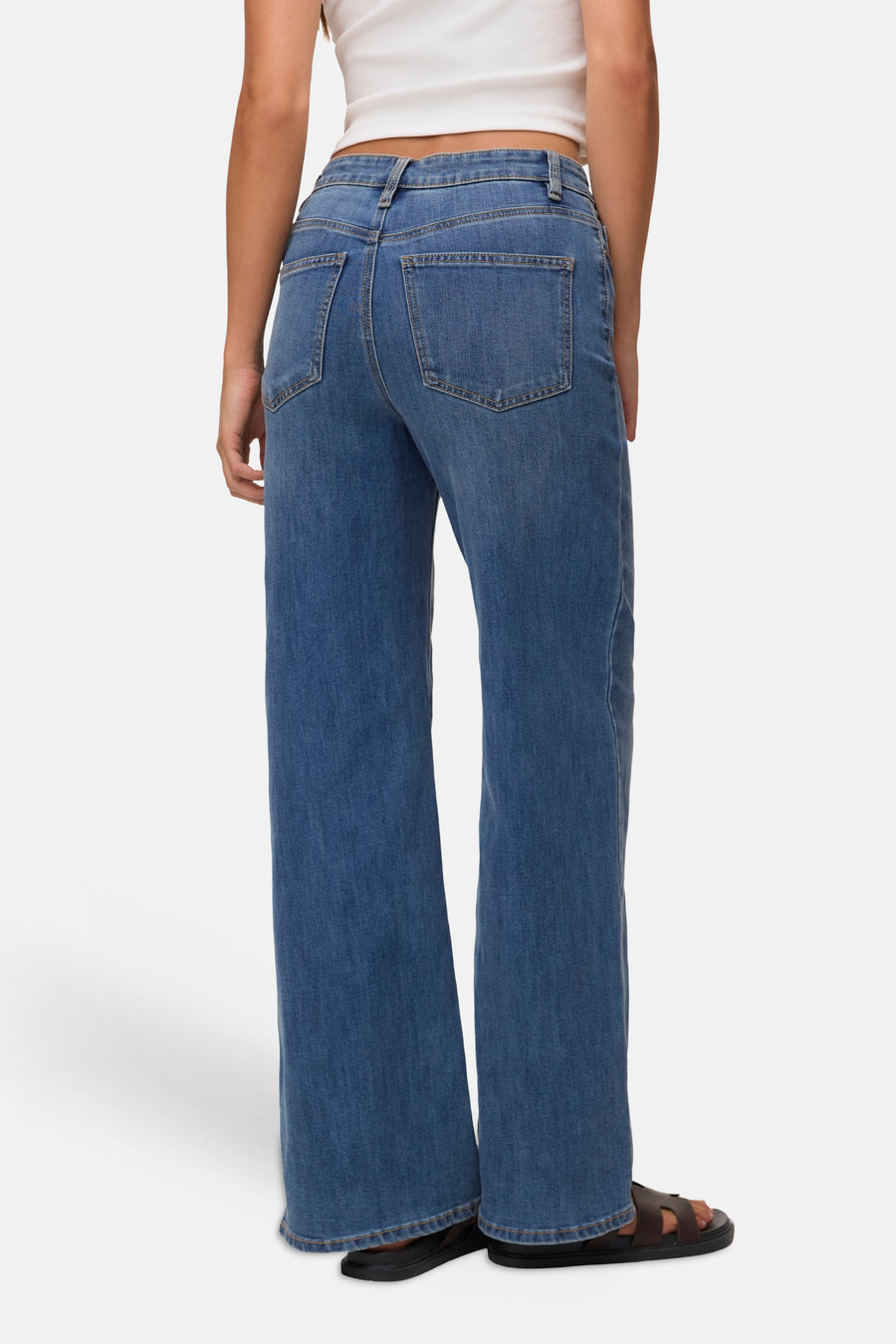 OLIVIA - mid blue denim