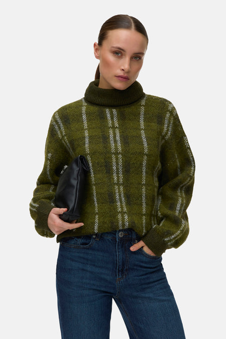 Trui met rolkraag bruin - VERO MODA®