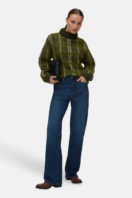 Trui met rolkraag bruin - VERO MODA®
