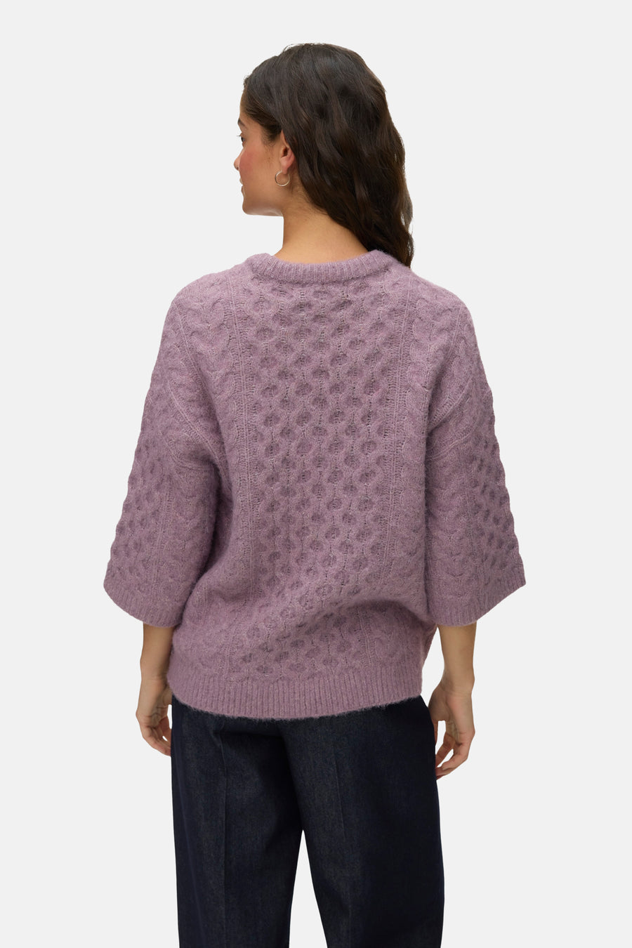 Dames tops pull korte mouw mauve - VERO MODA®