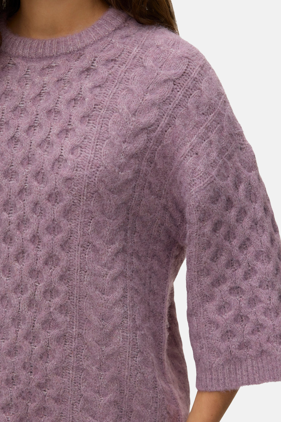 Dames tops pull korte mouw mauve - VERO MODA®