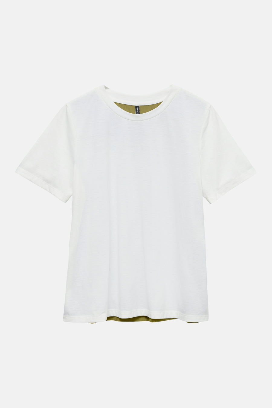 T-shirt uni à manches courtes multicolore de VERO MODA®, style décontracté avec doublure intérieure visible.