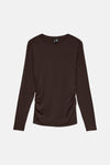T-shirt met korte mouwen - bruin