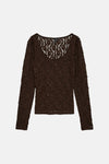 T-shirt (manches longues) brun - VERO MODA®