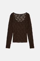 T-shirt (manches longues) brun - VERO MODA®