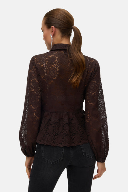 Blouse met lange mouwen - Chocolate Torte