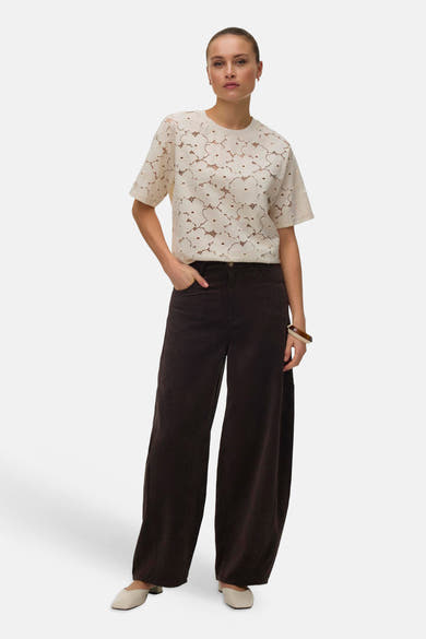 Blouse (korte mouwen) beige - VERO MODA®